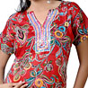 Mal Print Kurti With Sequence