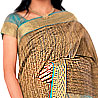 Brown Color Cotton Silk Saree