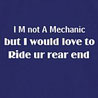I M Not A Mechanic - Slogan Printed T - shirt for Men