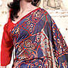 Georgette Saree with Hand Embroidery