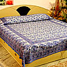 Pure Cotton Hand Block Paisley Print Bedsheet