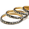 Set of 4 Handcrafted Meenakaari Bangles