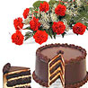 Carnations And Cake