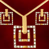Diamond Pendant Set
