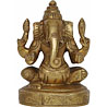 Magnanimous Brass Ganesha
