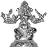 White Metal Ganesha