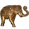 Charming Brass Elephant