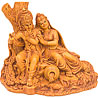 Radha Krishna Sitting Near Tree